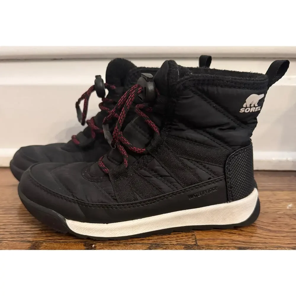 SOREL Whitney II Short Lace Short Waterproof Insulated Boot Kids Size 12 - Picture 2 of 5